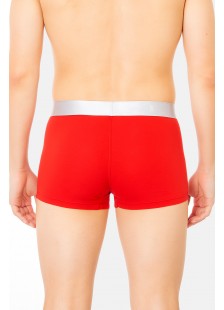 MEN'S BOXER WITH SILVER RUBBER MEI 170 KOKKINO MEN'S BOXER WITH SILVER RUBBER MEI 170 KOKKINO