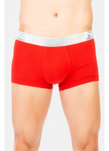 MEN'S BOXER WITH SILVER RUBBER MEI 170 KOKKINO MEN'S BOXER WITH SILVER RUBBER MEI 170 KOKKINO