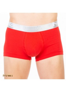MEN'S BOXER WITH SILVER RUBBER MEI 170 KOKKINO MEN'S BOXER WITH SILVER RUBBER MEI 170 KOKKINO