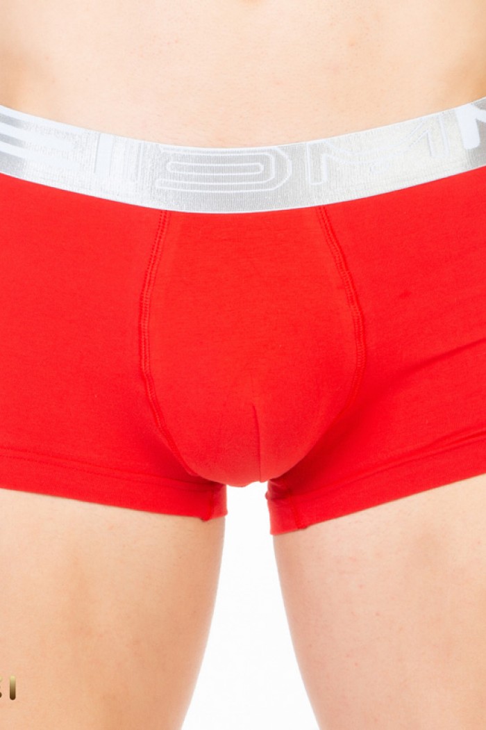 HERREN-BOXERSHORTS MIT SILBERNEM GUMMI MEI 170 KOKKINO