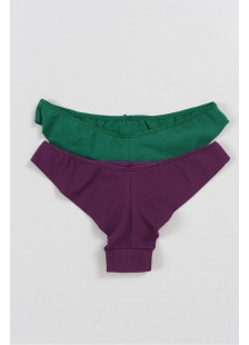 Cotton underwear MEI Brazil 2290 2 Pack MELICANNE GREEN Cotton underwear MEI Brazil 2290 2 Pack MELICANNE GREEN