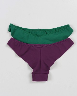 Cotton underwear MEI Brazil 2290 2 Pack MELICANNE GREEN