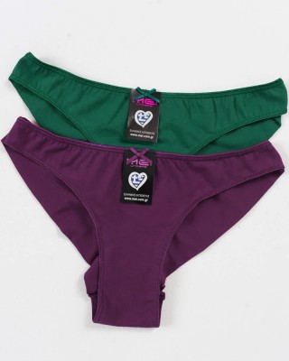 Cotton underwear MEI Brazil 2290 2 Pack MELICANNE GREEN
