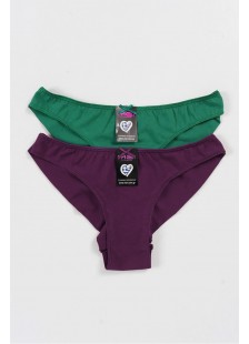 Cotton underwear MEI Brazil 2290 2 Pack MELICANNE GREEN Cotton underwear MEI Brazil 2290 2 Pack MELICANNE GREEN
