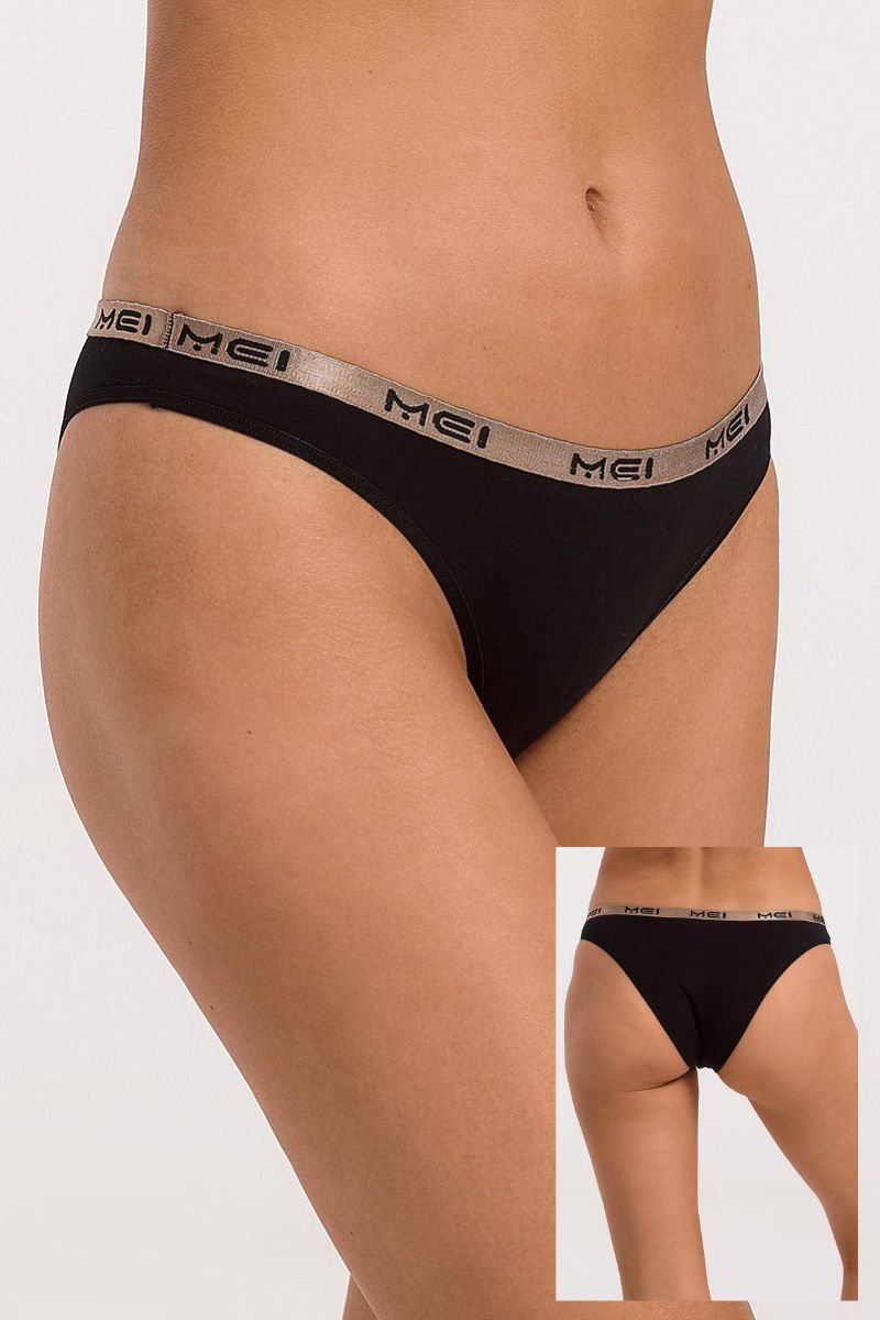 Damen-Unterwäsche Slip MEI 2330 BLACK
