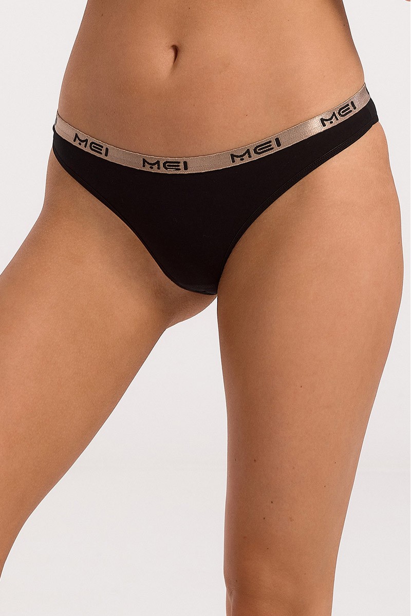 Damen-Unterwäsche Slip MEI 2330 BLACK Damen-Unterwäsche Slip MEI 2330 BLACK