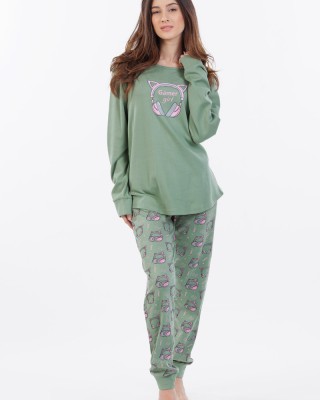 DAMEN-WINTER-PYJAMA MEI 802565