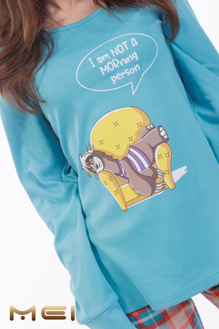 DAMEN-WINTER-PYJAMA MEI 802575