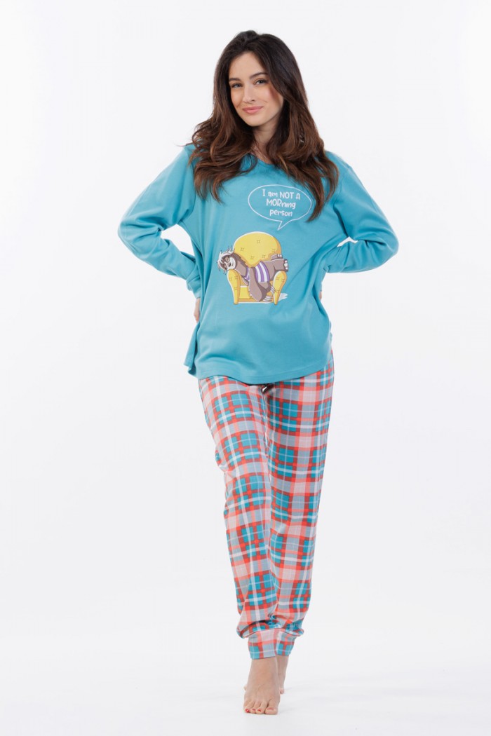 DAMEN-WINTER-PYJAMA MEI 802575