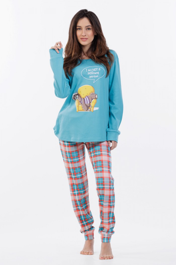 DAMEN-WINTER-PYJAMA MEI 802575