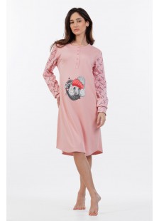 COTTON NIGHTDRESS WITH BUTTONS MEI 822530