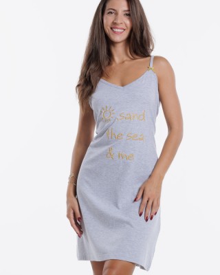 Nightgown with thin straps MEI 872580
