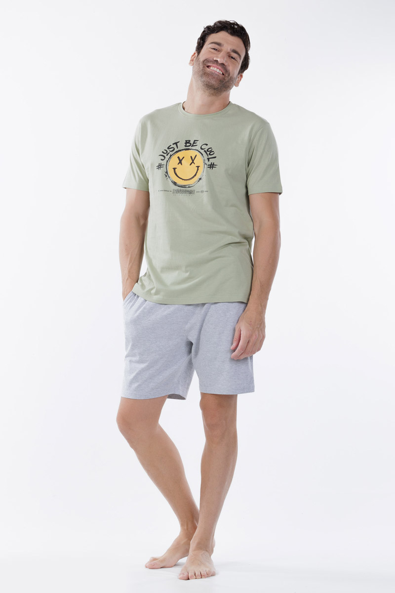 MEN'S SUMMER PAJAMAS MEI 952550 PEANUT
