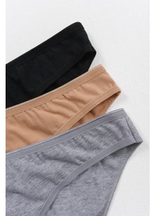 Cotton underwear MEI Slip 2520 3 PACK MULTICOLOR Cotton underwear MEI Slip 2520 3 PACK MULTICOLOR