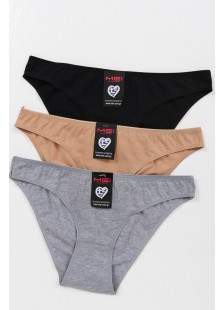 Cotton underwear MEI Slip 2520 3 PACK MULTICOLOR Cotton underwear MEI Slip 2520 3 PACK MULTICOLOR