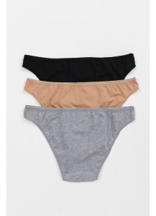 Cotton underwear MEI Slip 2520 3 PACK MULTICOLOR Cotton underwear MEI Slip 2520 3 PACK MULTICOLOR