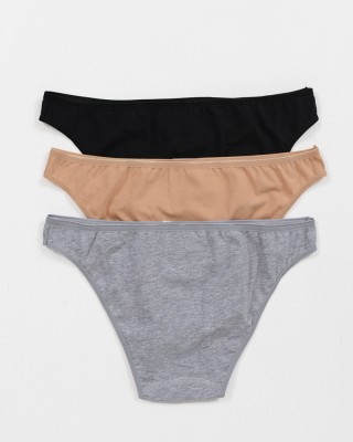 Baumwollunterwäsche MEI Slip 2520 3 PACK MULTICOLOR