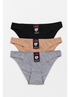 Cotton underwear MEI Slip 2520 3 PACK MULTICOLOR Cotton underwear MEI Slip 2520 3 PACK MULTICOLOR