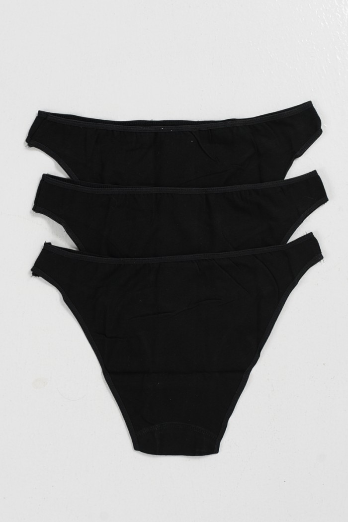 Baumwollunterwäsche MEI TAI 3 PACK 226030 BLACK