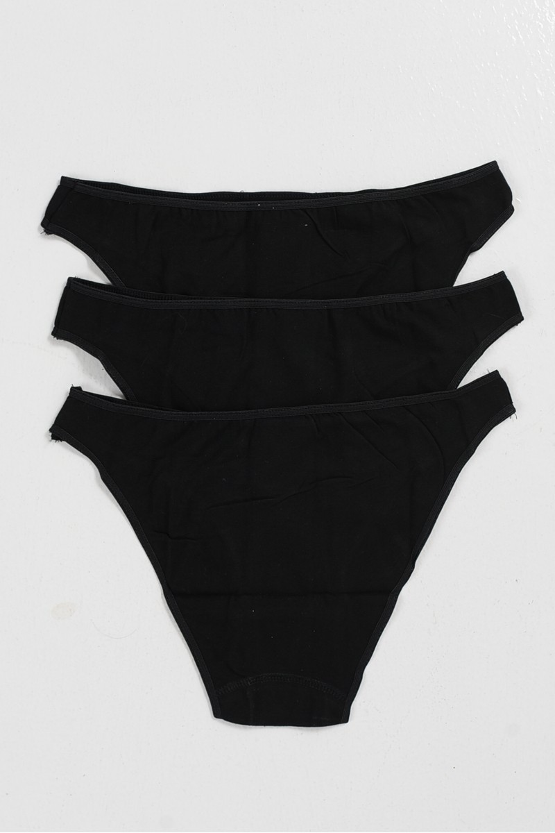 Baumwollunterwäsche MEI TAI 3 PACK 226030 BLACK Baumwollunterwäsche MEI TAI 3 PACK 226030 BLACK