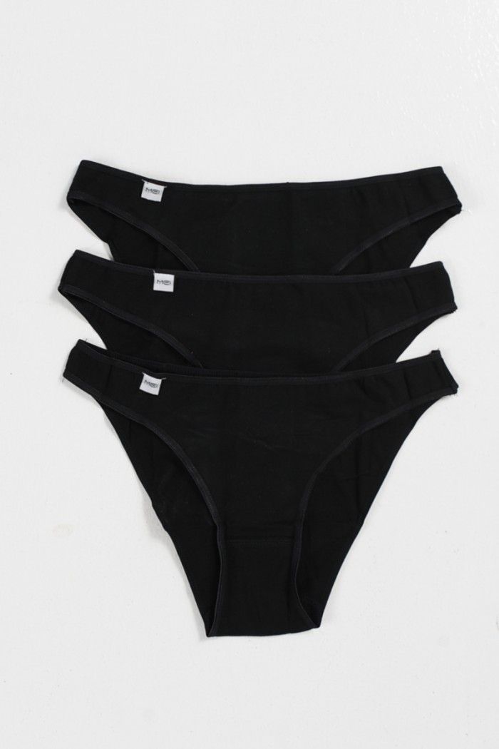 Baumwollunterwäsche MEI TAI 3 PACK 226030 BLACK