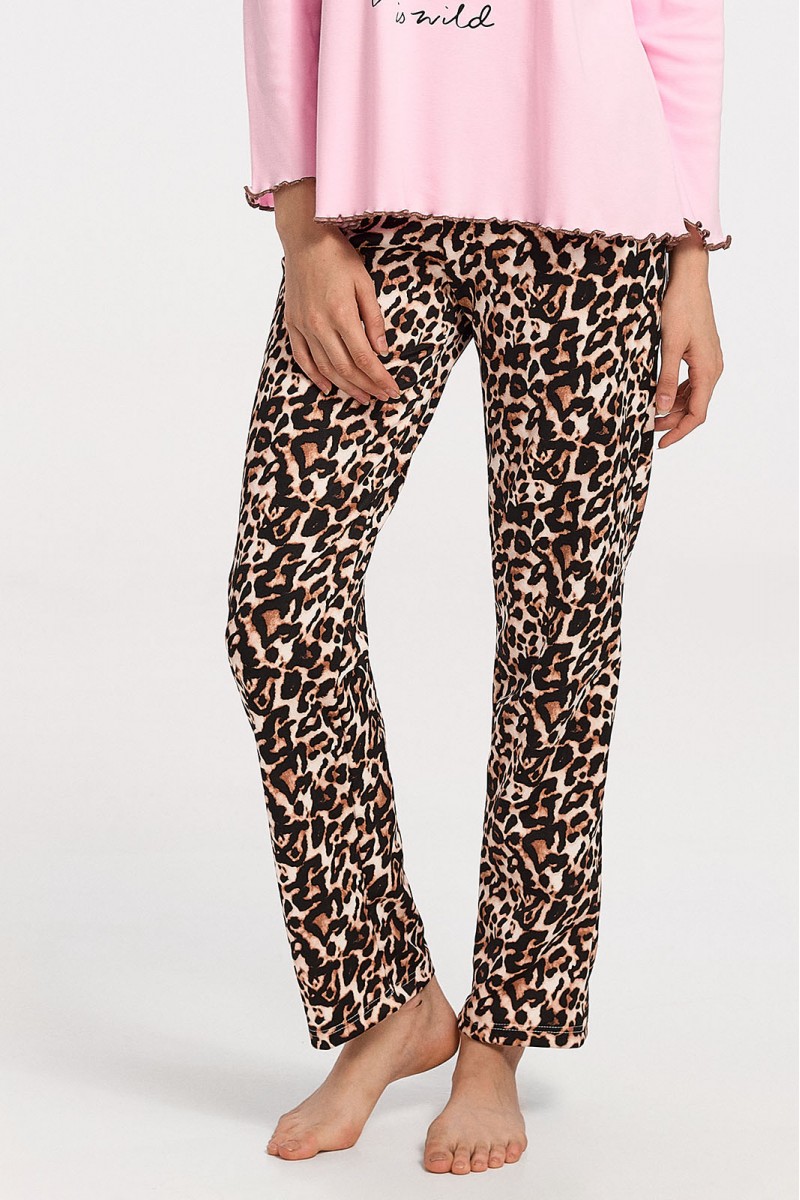 Damen Schlafanzug MISS RODI LEOPAR 3674 Damen Schlafanzug MISS RODI LEOPAR 3674