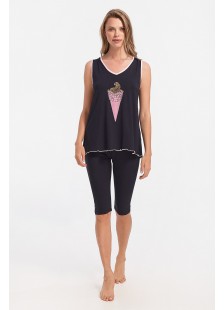 Sommer-Pyjama Miss Rodi Capri 3570B Sommer-Pyjama Miss Rodi Capri 3570B