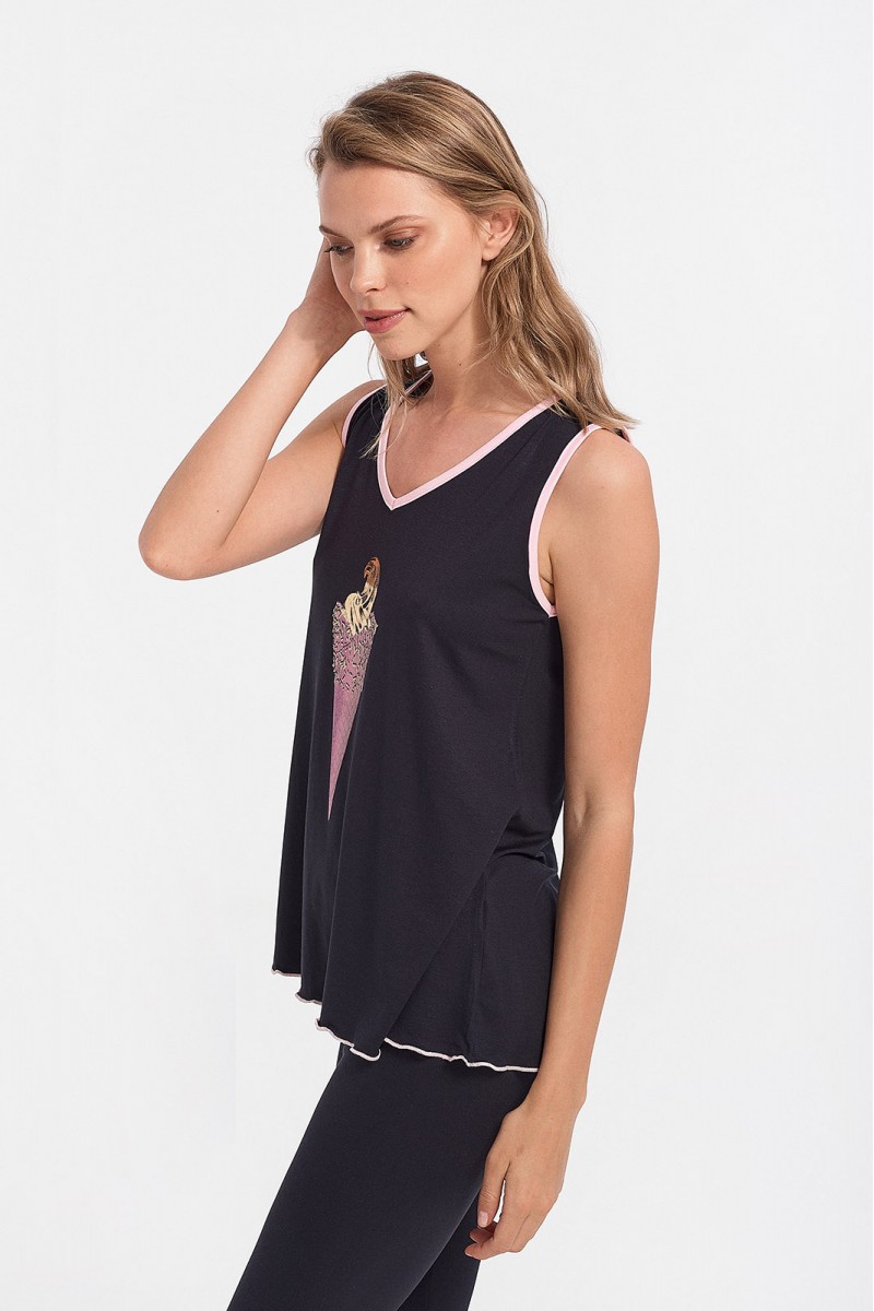 Sommer-Pyjama Miss Rodi Capri 3570B Sommer-Pyjama Miss Rodi Capri 3570B