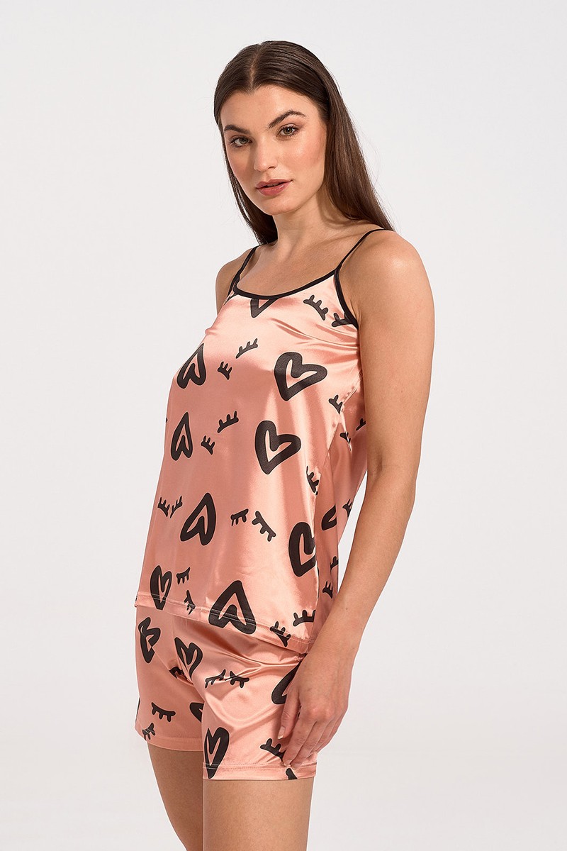 Sommer-Pyjama aus Satin MISS RODI 3924