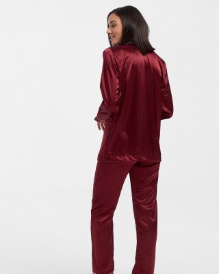 Luxus-Pyjama aus Satin für Damen MISS RODI Winter 2020