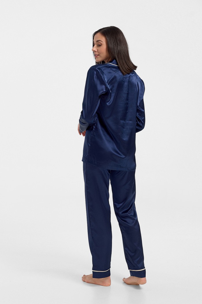 Women's luxury satin pajamas MISS RODI Winter 2020