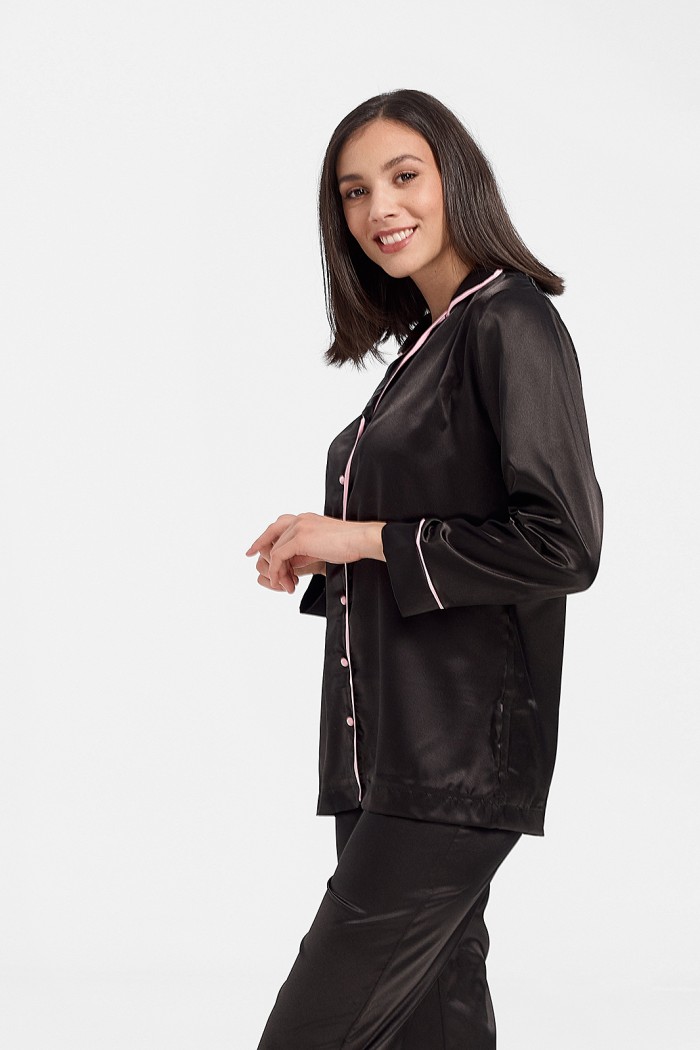 Women's luxury satin pajamas MISS RODI Winter 2020