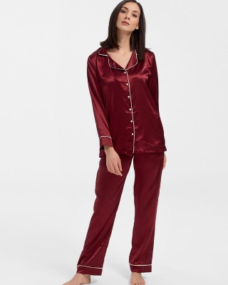 Luxus-Pyjama aus Satin für Damen MISS RODI Winter 2020