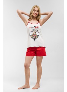 Frauen MOUTAKIS Freitag Pyjama 3996A Frauen MOUTAKIS Freitag Pyjama 3996A