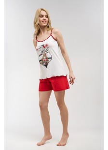 Frauen MOUTAKIS Freitag Pyjama 3996A Frauen MOUTAKIS Freitag Pyjama 3996A