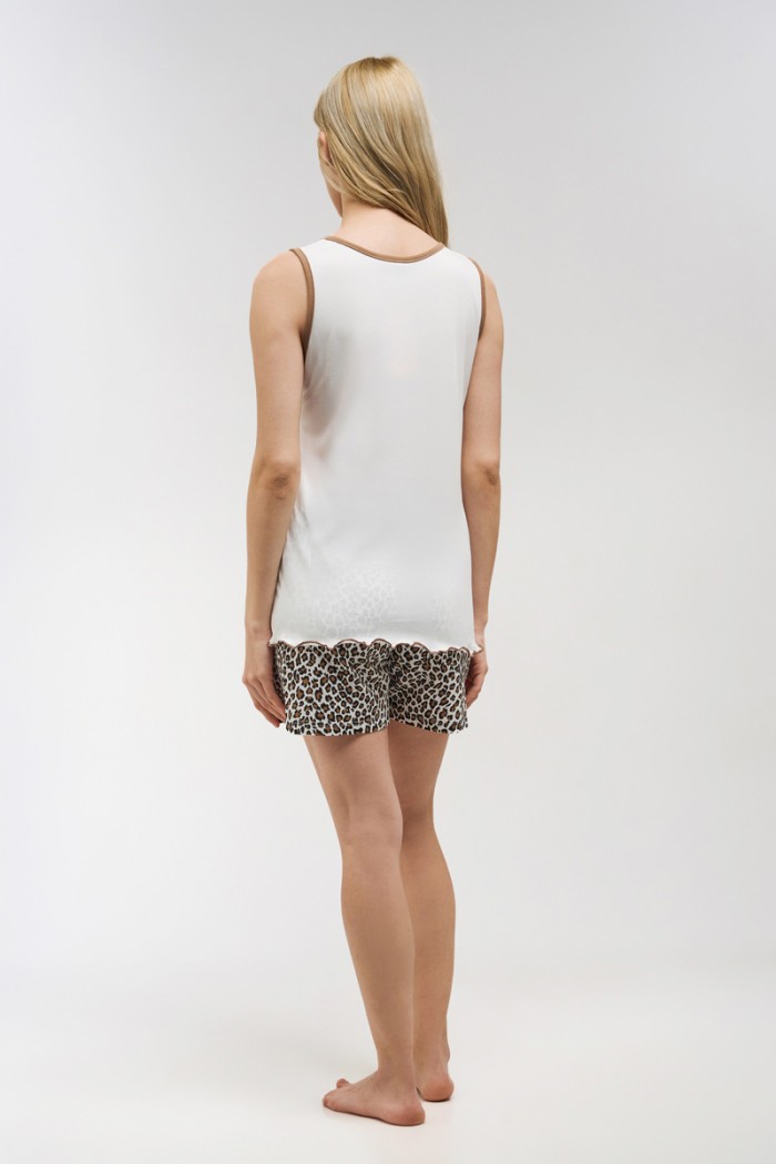 MOUTAKIS Moon Life 4012A Women's pyjamas White