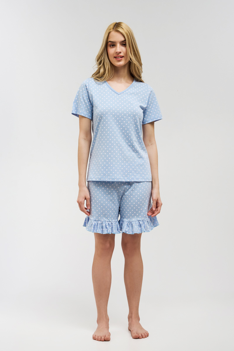 Women's MOUTAKIS pajamas polka dot 4014A Women's MOUTAKIS pajamas polka dot 4014A