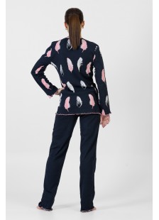 WOMEN'S PAJAMAS WITH BUTTONS MOUTAKIS 4086C WOMEN'S PAJAMAS WITH BUTTONS MOUTAKIS 4086C