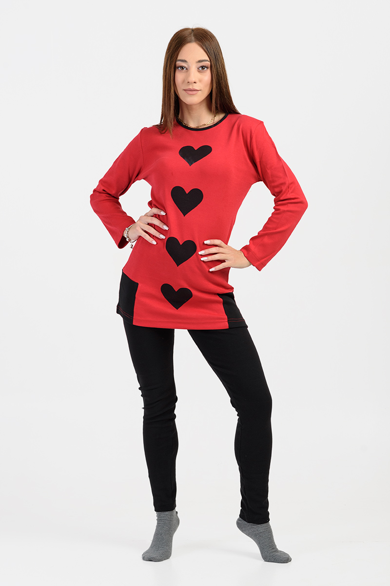 Women's pajamas with leggings MOUTAKIS 4068