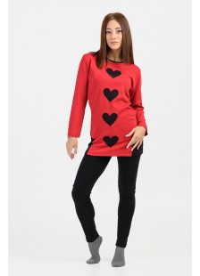 Women's pajamas with leggings MOUTAKIS 4068