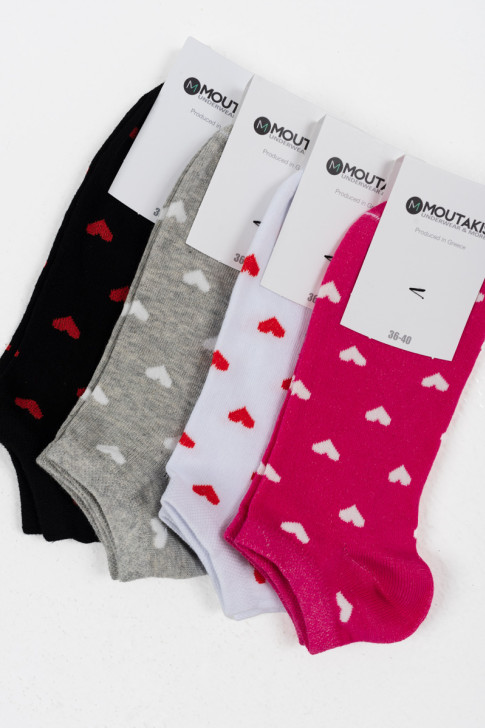 Herz-Socken MOUTAKIS 4er-Pack 10322