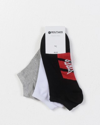 Men's socks MOUTAKIS 3 Pack GOOD VIBES 1050