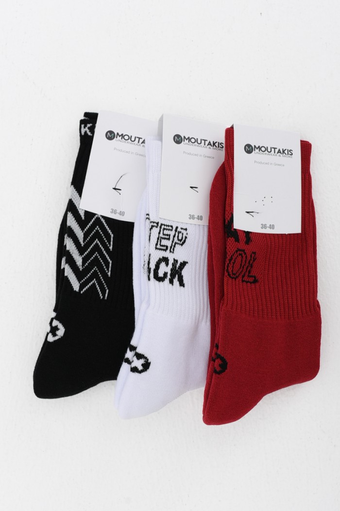 Sports socks Unisex MOUTAKIS 3 Pack 2923