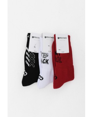 Sports socks Unisex MOUTAKIS 3 Pack 2923