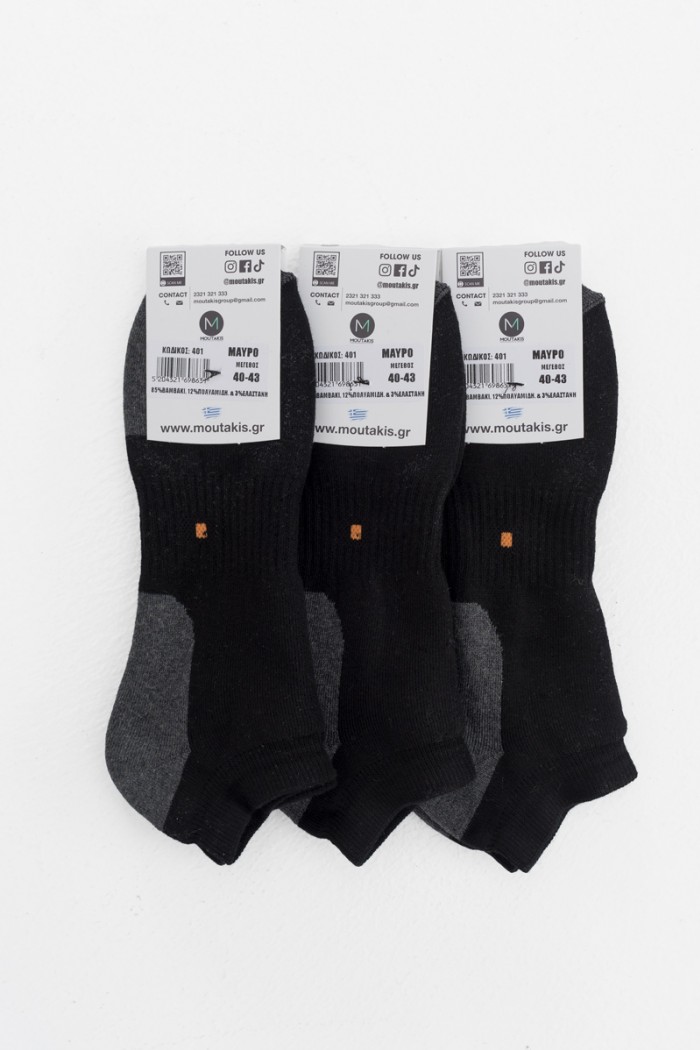 Sports short socks MOUTAKIS 3 Pack 401