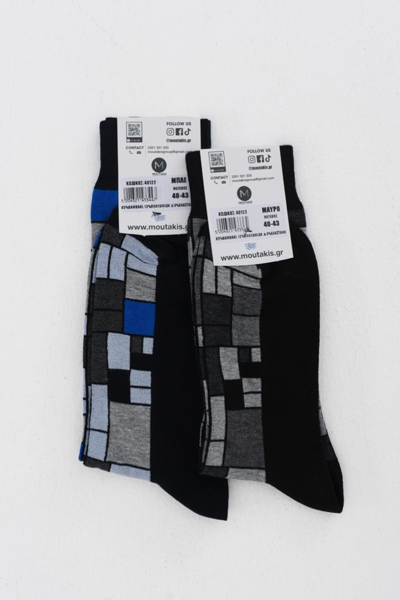 Men's socks MOUTAKIS Square 40122