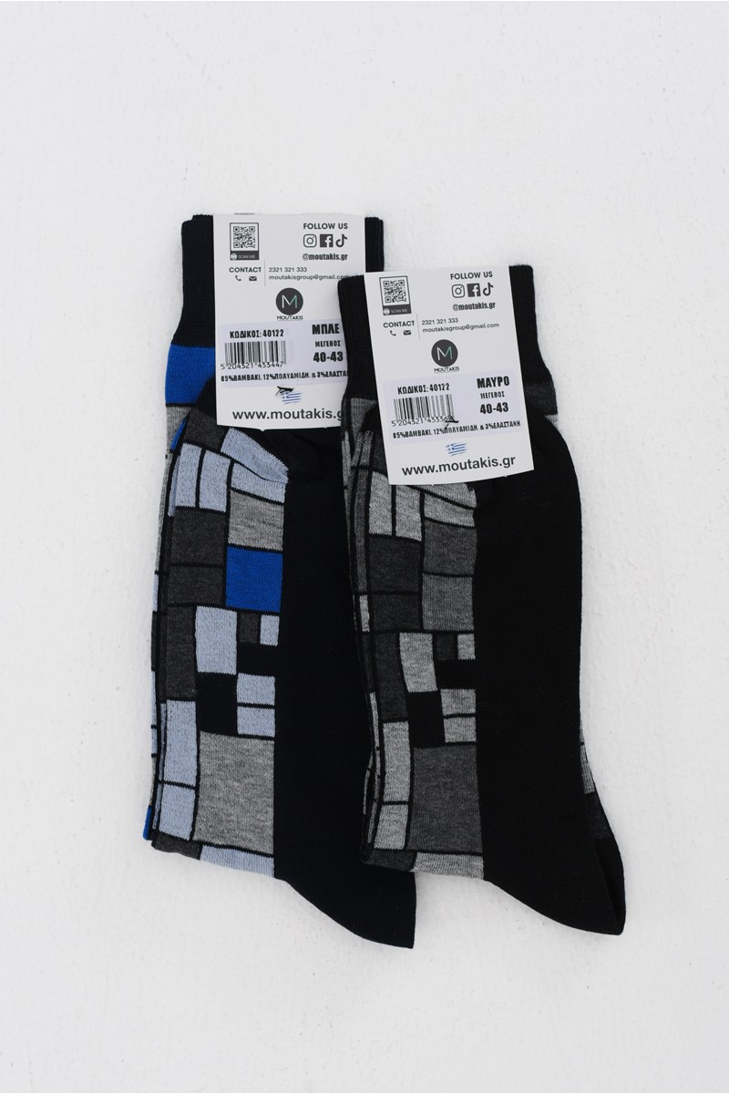 Herrensocken MOUTAKIS Quadratisch 40122 Herrensocken MOUTAKIS Quadratisch 40122