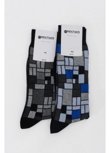 Herrensocken MOUTAKIS Quadratisch 40122 Herrensocken MOUTAKIS Quadratisch 40122