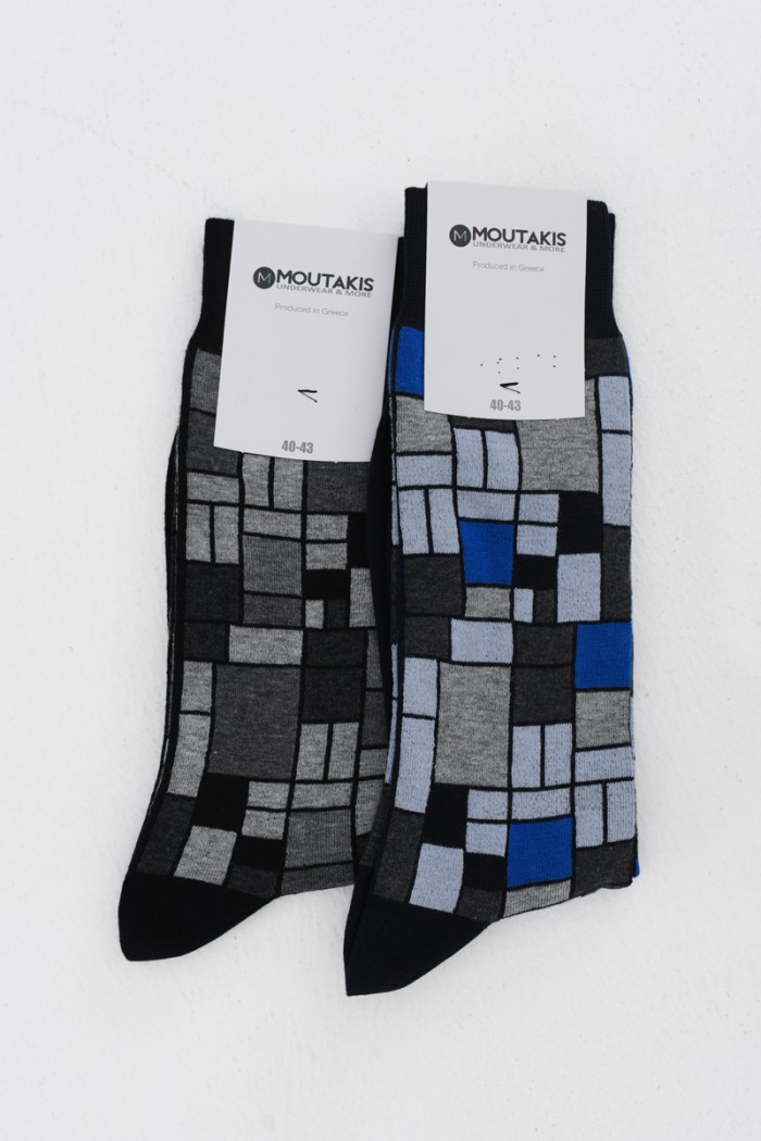 Men's socks MOUTAKIS Square 40122