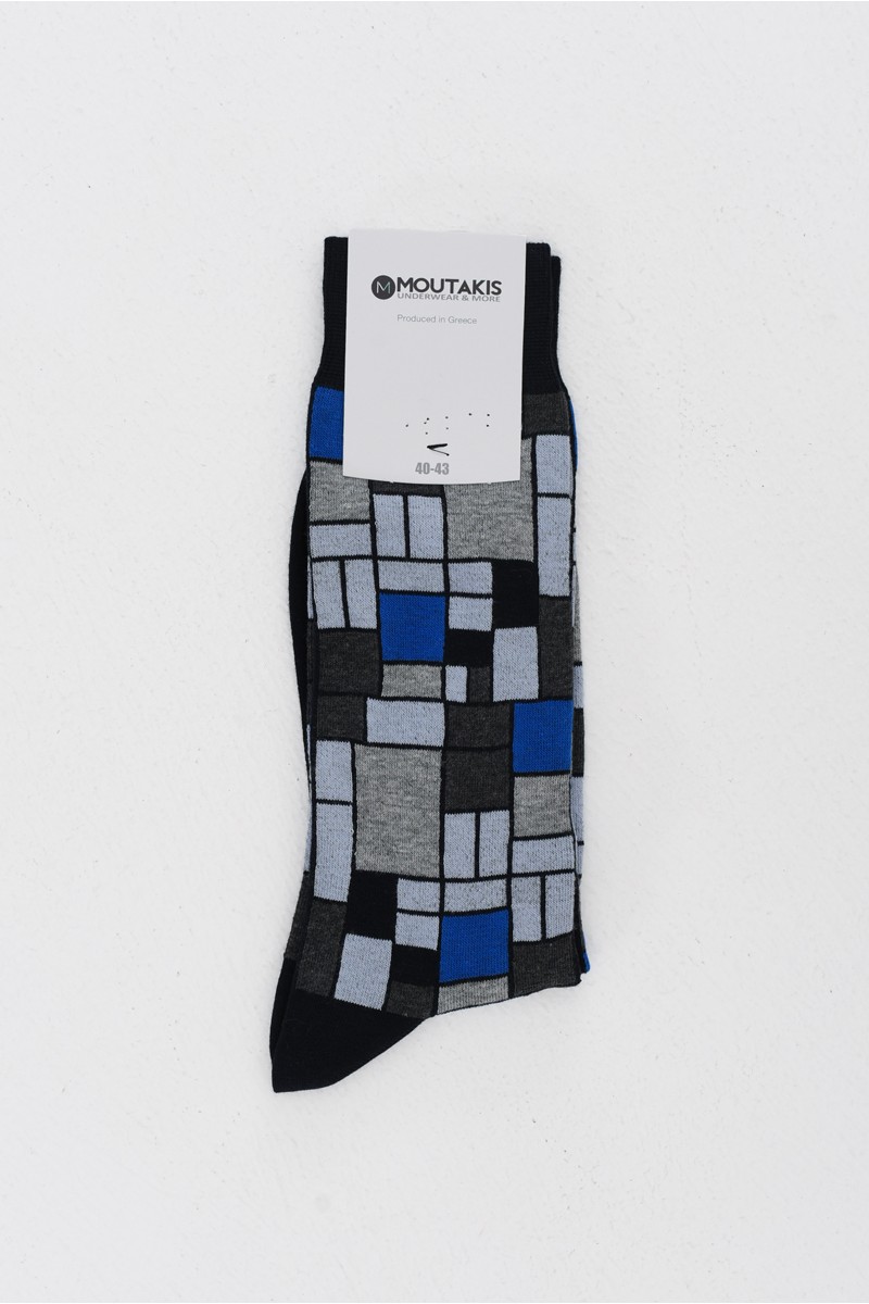 Herrensocken MOUTAKIS Quadratisch 40122 Herrensocken MOUTAKIS Quadratisch 40122